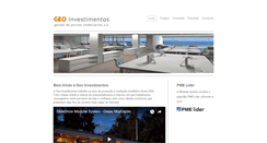 Desktop Screenshot of geoinvestimentos.com